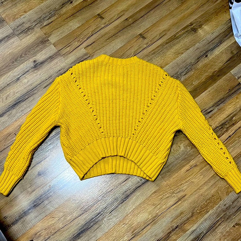 Yellow wool Coat